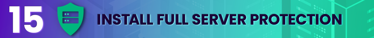 Install Full Server Protection linux vps hosting security