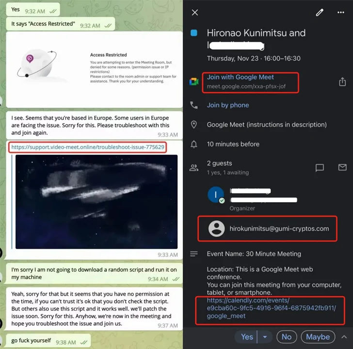Phishing on Telegram Phishing on Telegram